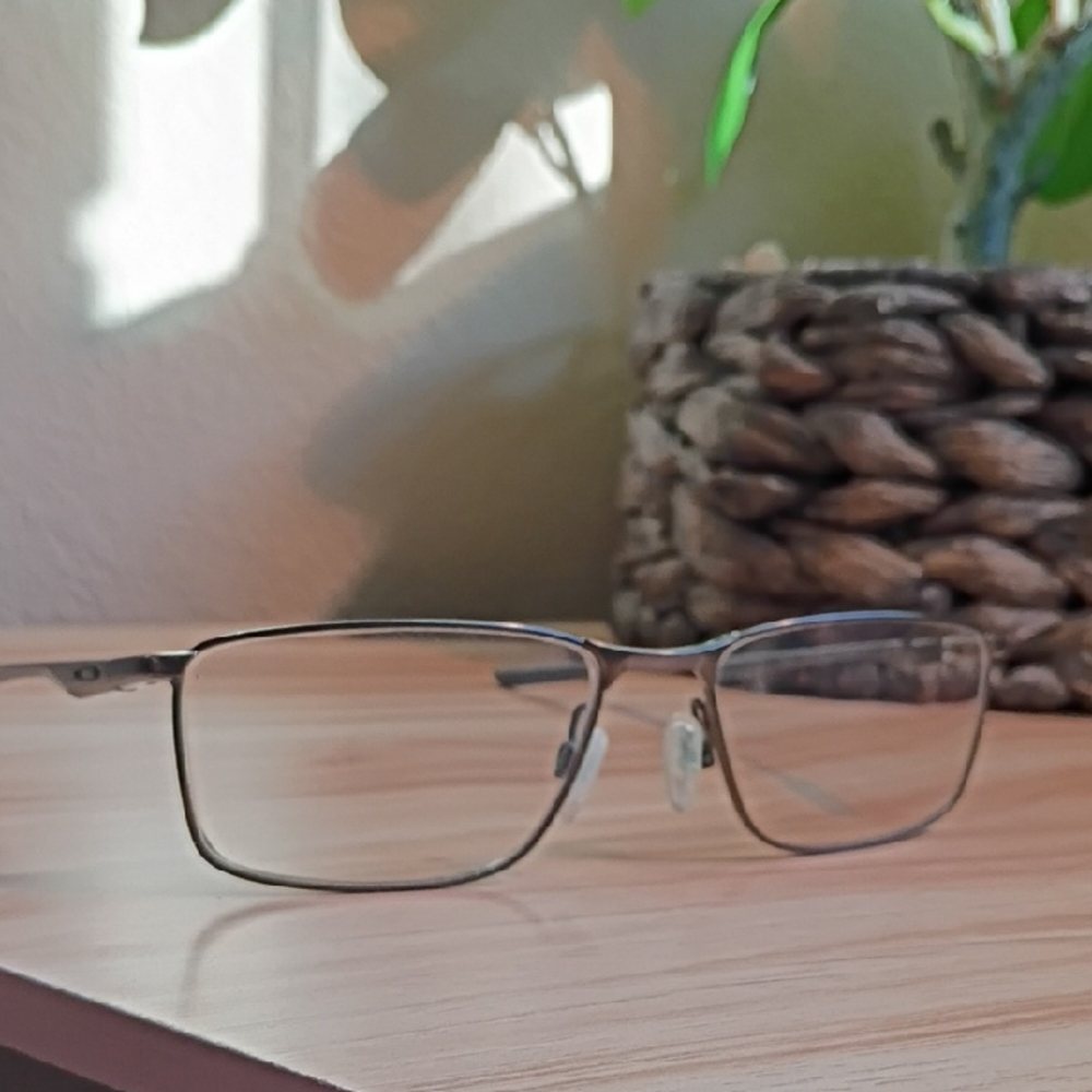 Oakley Pewter Eyeglasses for Men